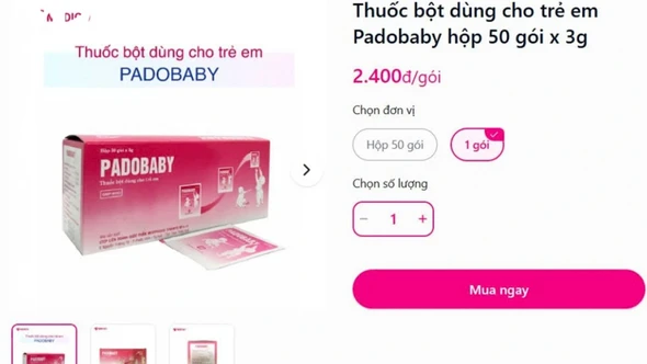 Thu hồi thuốc điều trị cảm lạnh, cảm cúm trẻ em vi phạm quy định chất lượng