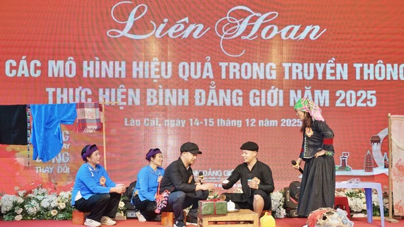 Ấn tượng Liên hoan Các mô hình hiệu quả trong truyền thông thực hiện bình đẳng giới năm 2025