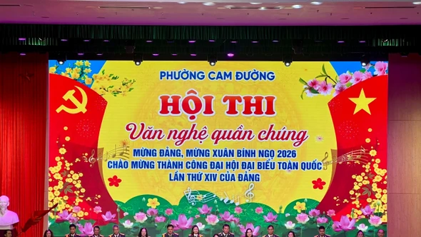Khai mạc Hội thi văn nghệ quần chúng phường Cam Đường năm 2026