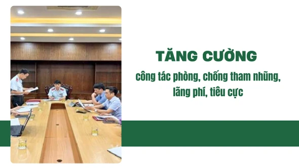 Tăng cường công tác phòng, chống tham nhũng, lãng phí, tiêu cực