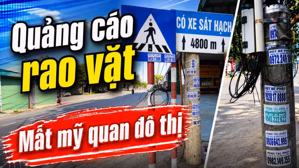 Siết chặt quản lý hoạt động quảng cáo ngoài trời