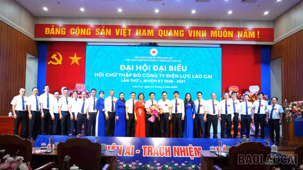 Hội Chữ thập đỏ Công ty Điện lực Lào Cai đã tổ chức thành công Đại hội đại biểu lần thứ I, nhiệm kỳ 2026 - 2031