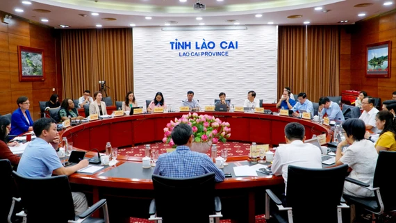 Phó Chủ tịch Thường trực UBND tỉnh Hoàng Quốc Khánh làm việc với đoàn công tác các tổ chức quốc tế và đại sứ quán một số nước tại Việt Nam