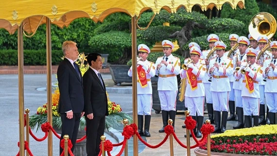 Chủ tịch nước Lương Cường chủ trì Lễ đón chính thức Tổng thống Litva