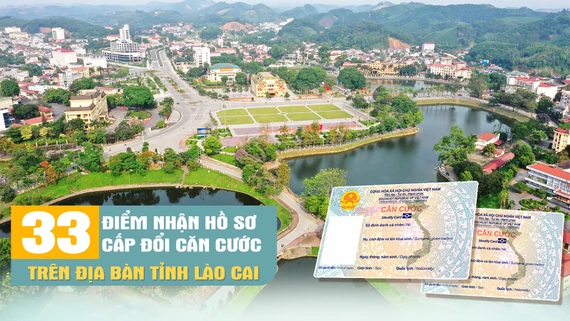 Công bố 33 điểm nhận hồ sơ cấp đổi căn cước trên địa bàn tỉnh Lào Cai