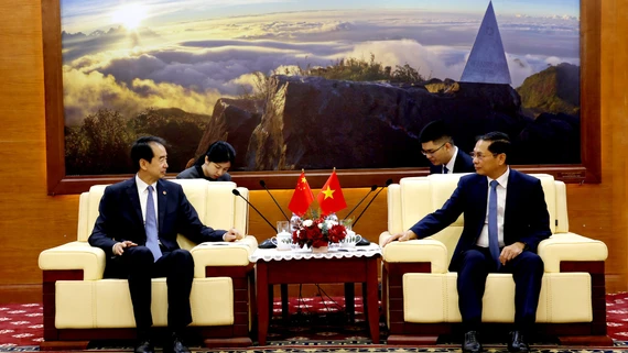 Phó Thủ tướng Bùi Thanh Sơn tiếp Đoàn công tác Đại sứ quán Trung Quốc tại Việt Nam