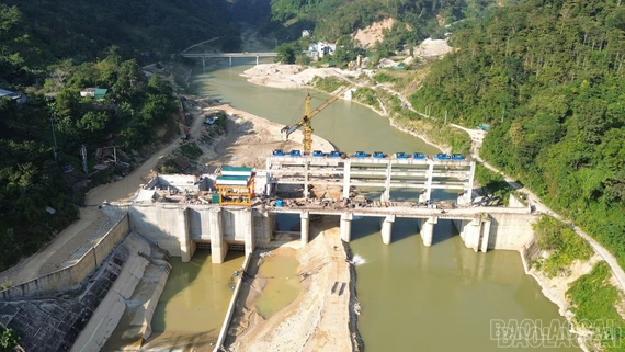 Đảm bảo an toàn lao động trên công trường thủy điện Si Ma Cai