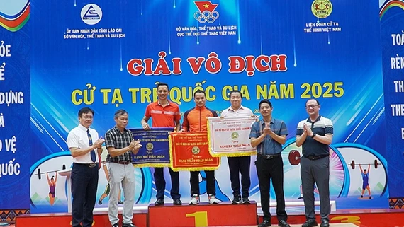 Lào Cai giành giải Nhì toàn đoàn tại Giải Vô địch Cử tạ trẻ quốc gia năm 2025.