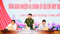 Thượng tá Lương Hoàng Giang nhận nhiệm vụ Chính ủy Bộ Chỉ huy Quân sự tỉnh Lào Cai