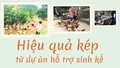 Hiệu quả kép từ dự án hỗ trợ sinh kế