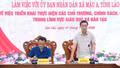 Đoàn khảo sát của Ủy ban Văn hóa và Xã hội của Quốc hội làm việc tại xã Mậu A