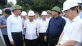 Bộ trưởng Bộ Xây dựng Trần Hồng Minh kiểm tra tình hình thực hiện Dự án tuyến đường sắt Lào Cai - Hà Nội - Hải Phòng tại tỉnh Lào Cai