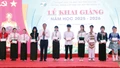 Phó Bí thư Thường trực Tỉnh ủy Hoàng Giang dự khai giảng tại Trường Trung cấp Dân tộc Nội trú Nghĩa Lộ 