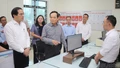 Bí thư Trung ương Đảng Trần Lưu Quang khảo sát việc vận hành cấp xã mới tại phường Cam Đường