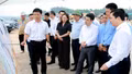 Thường trực Tỉnh ủy kiểm tra tiến độ thi công Dự án Nhà ở xã hội Yên Ninh và hạ tầng Khu công nghiệp Trấn Yên