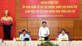 Phó Chủ tịch Quốc hội Nguyễn Hồng Diên làm việc với tỉnh Lào Cai