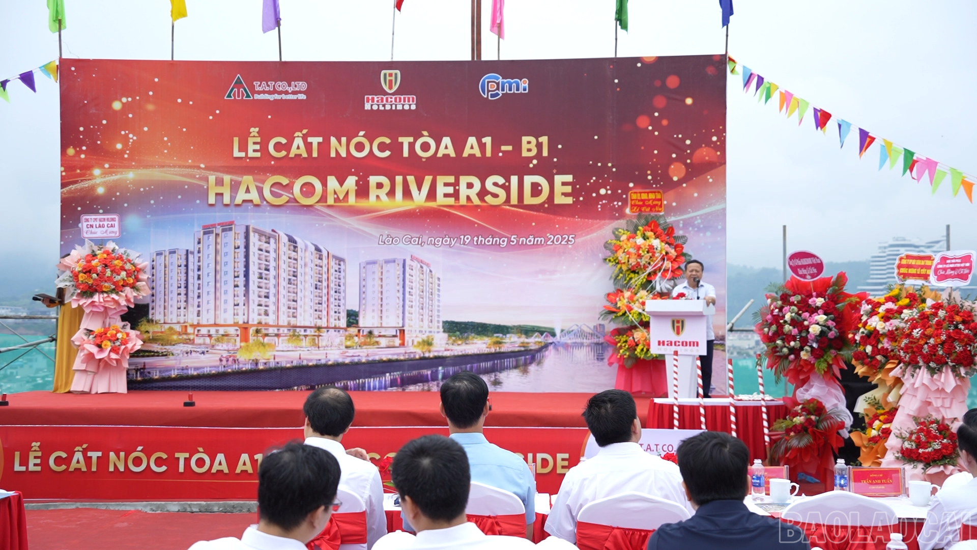 Đồng chí Nguyễn Trọng Hài, Phó Chủ tịch UBND tỉnh phát biểu tại buổi lễ. baolaocai-br_sep-haiiii.png