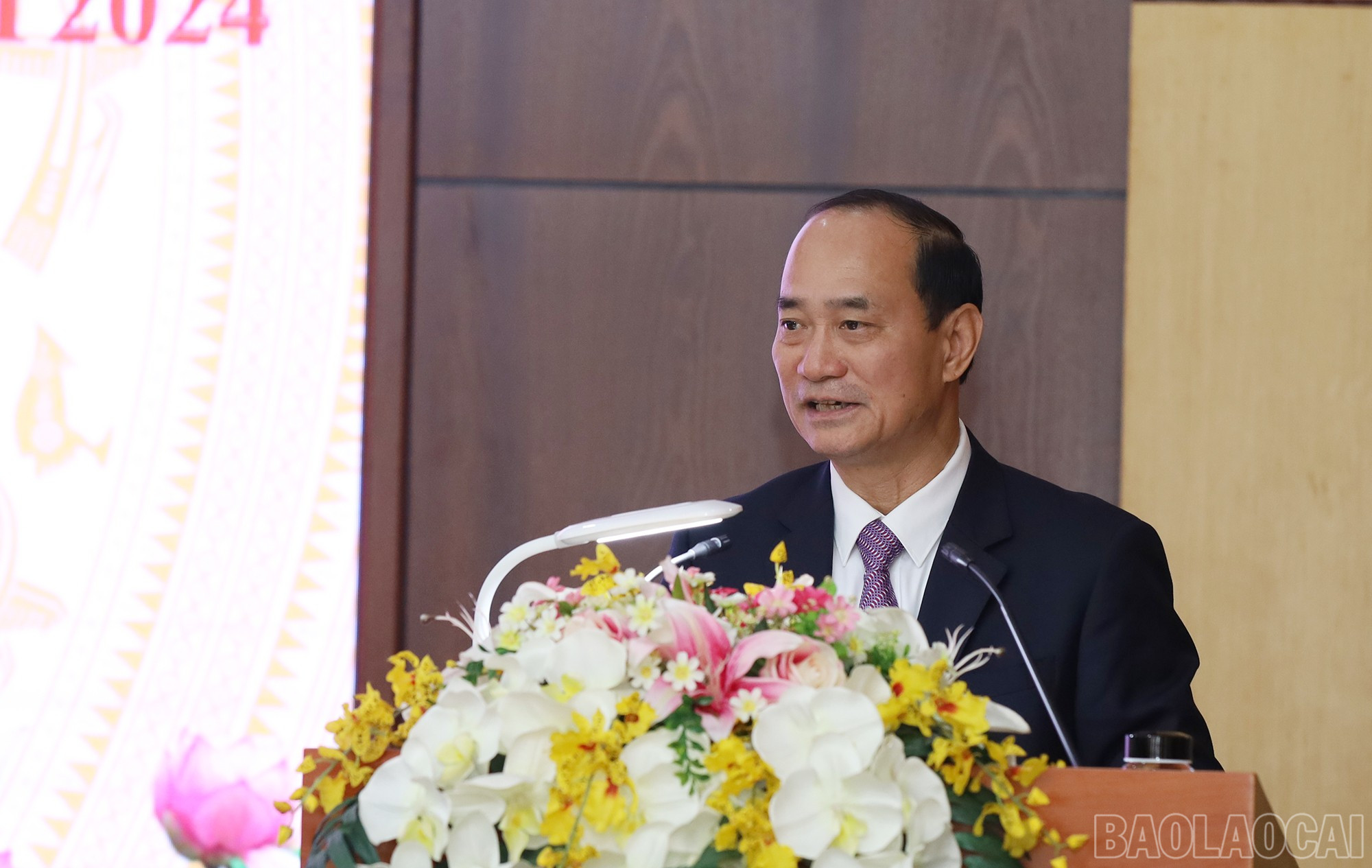 Đồng chí Ngô Đức Ảnh, Giám đốc Sở Tài chính cho biết, kết quả thu ngân sách nhà nước năm 2025 sẽ có vai trò quyết định hoàn thành nhiệm vụ của cả nhiệm kỳ. baolaocai-br_img-6962.jpg