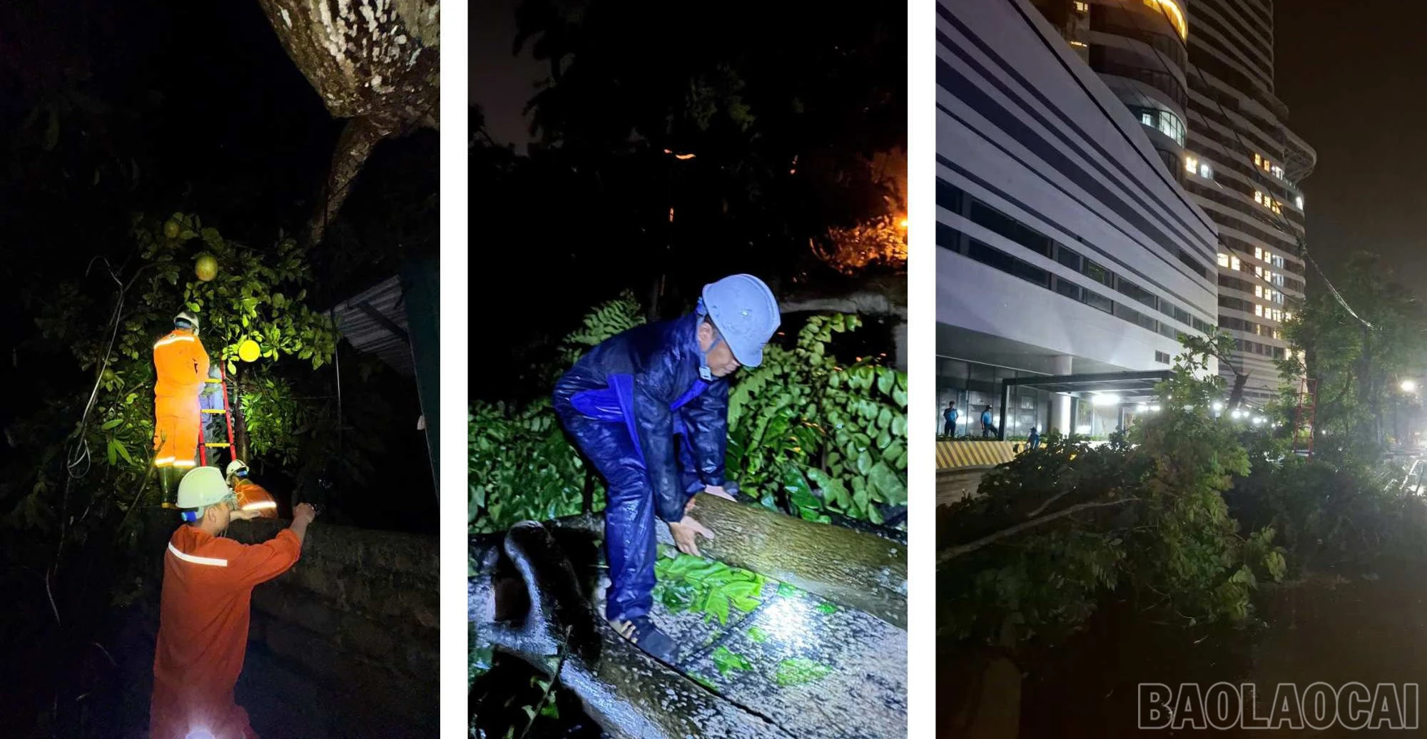 Mưa lớn kèm theo dông lốc đã gây hư hại nặng cho hệ thống điện trên địa bàn tỉnh.