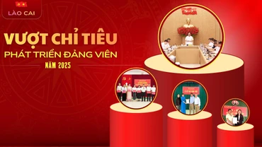 Lào Cai: Vượt chỉ tiêu phát triển đảng viên mới năm 2025