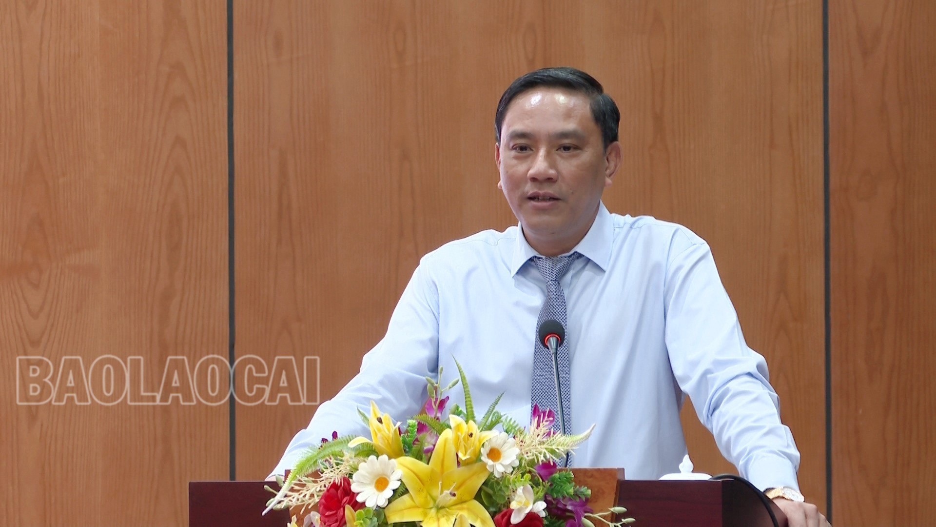 Đồng chí Hoàng Giang, Phó Bí thư Tỉnh ủy phát biểu chỉ đạo tại hội nghị. dc-hoang-giang-1444.jpg