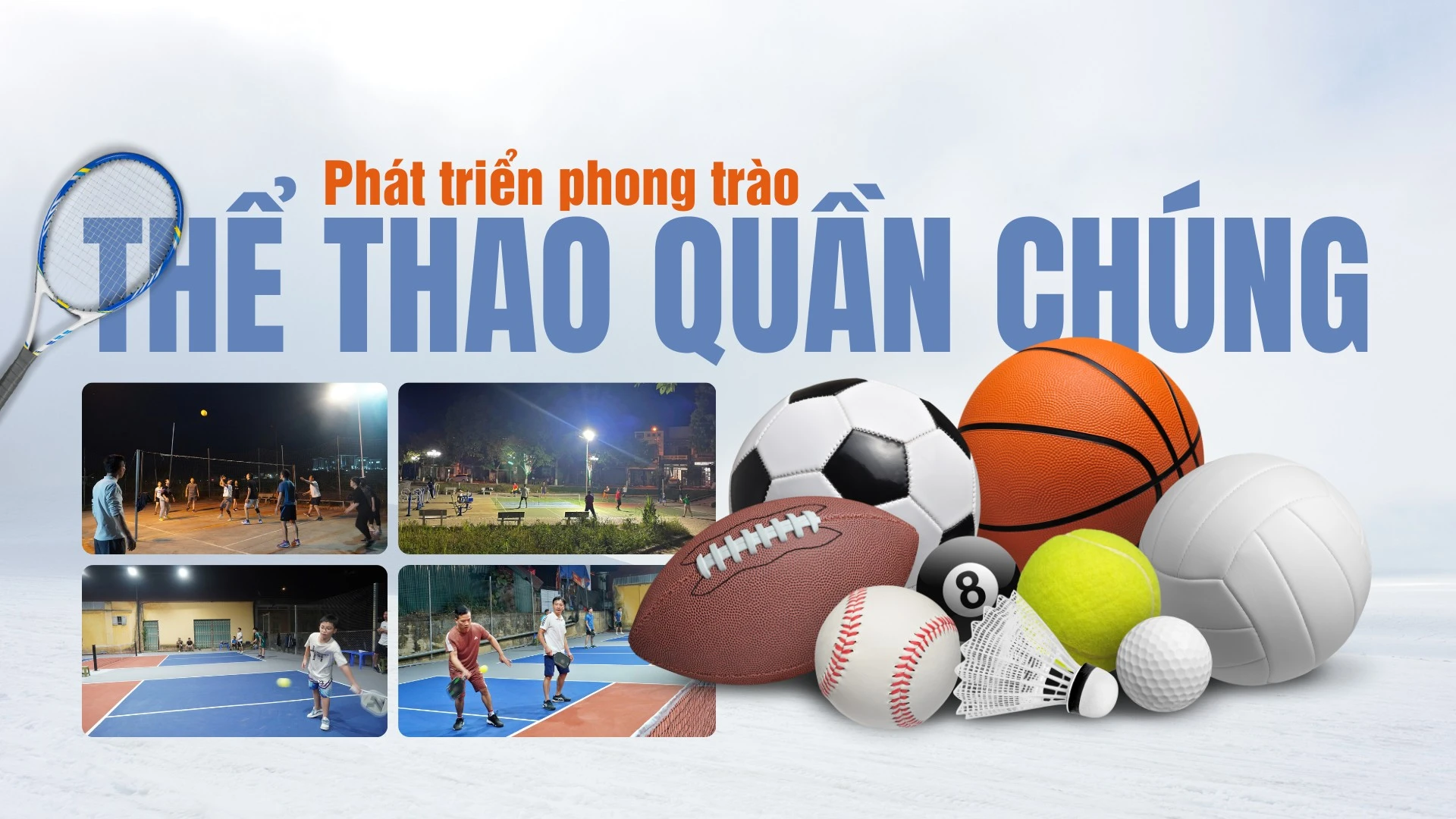 Phát triển phong trào thể thao quần chúng