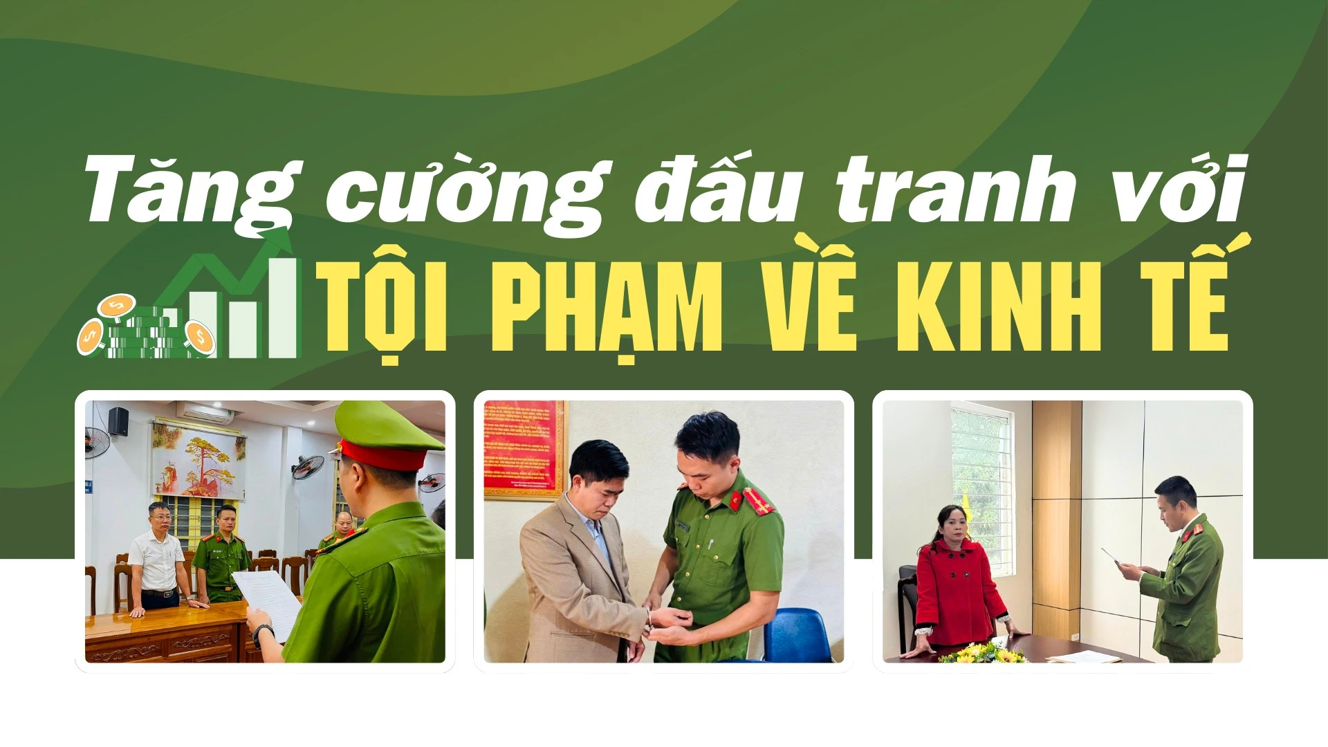 Tăng cường đấu tranh với tội phạm về kinh tế