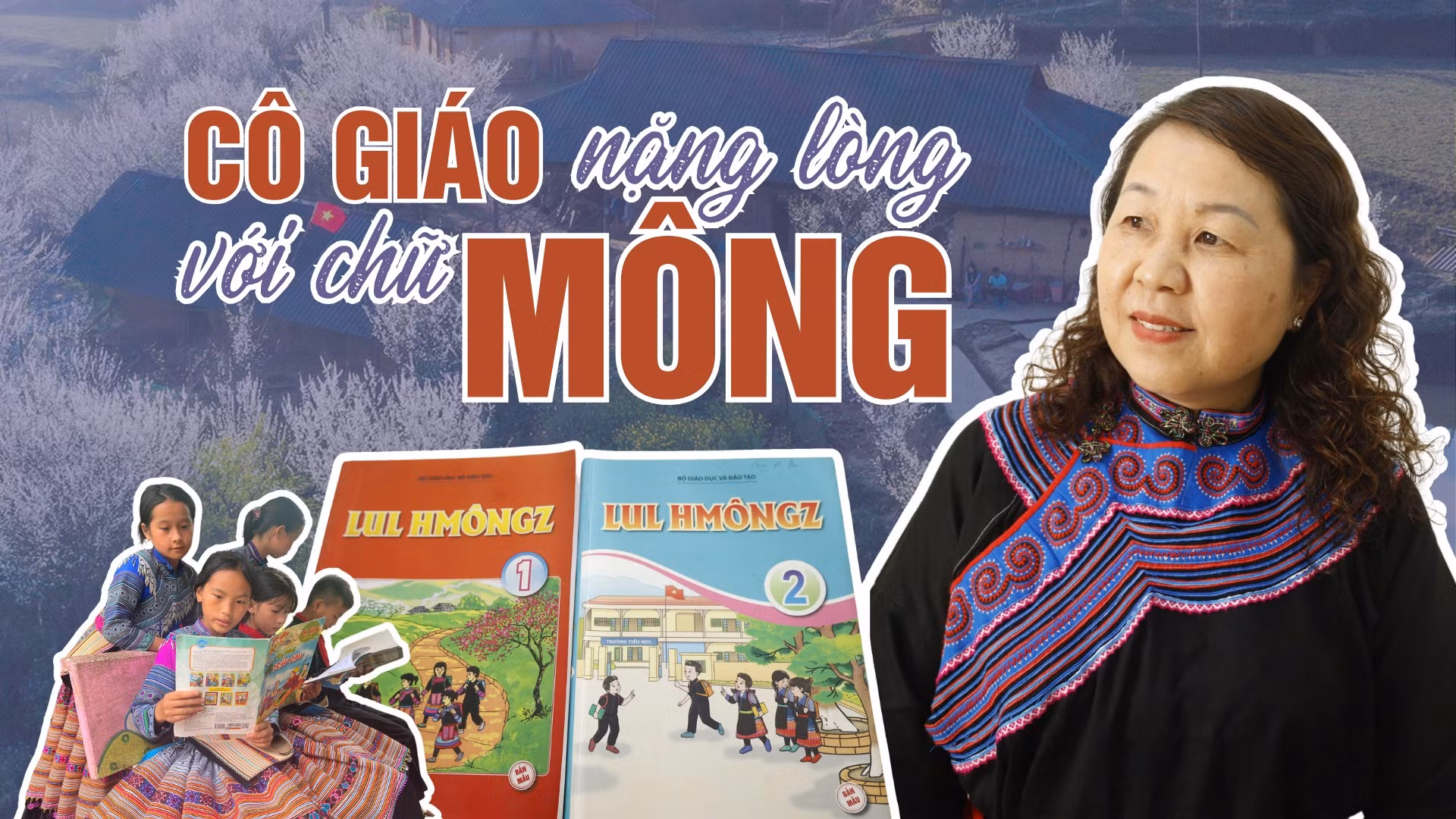 Cô giáo nặng lòng với chữ Mông