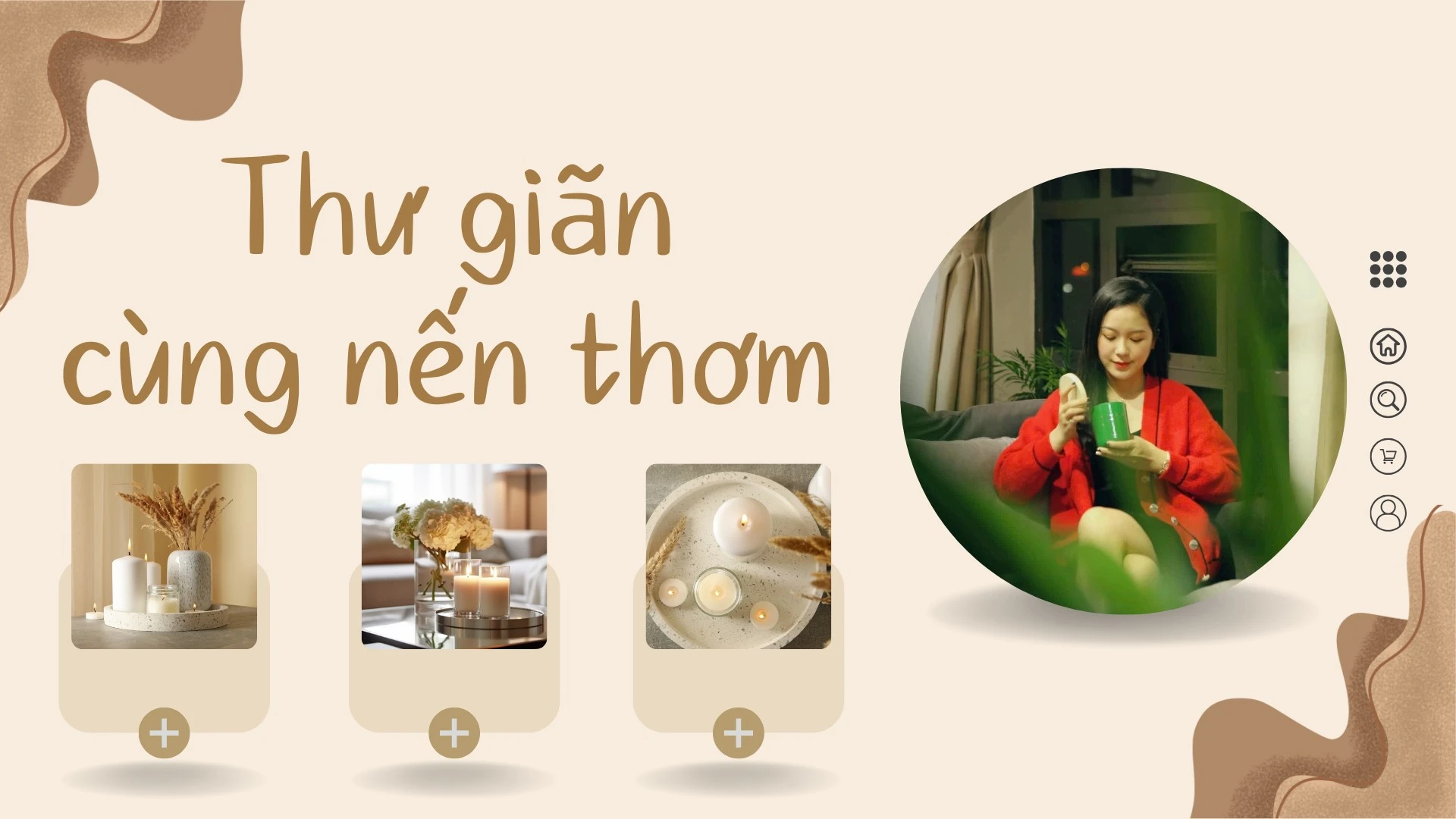 Thư giãn cùng nến thơm