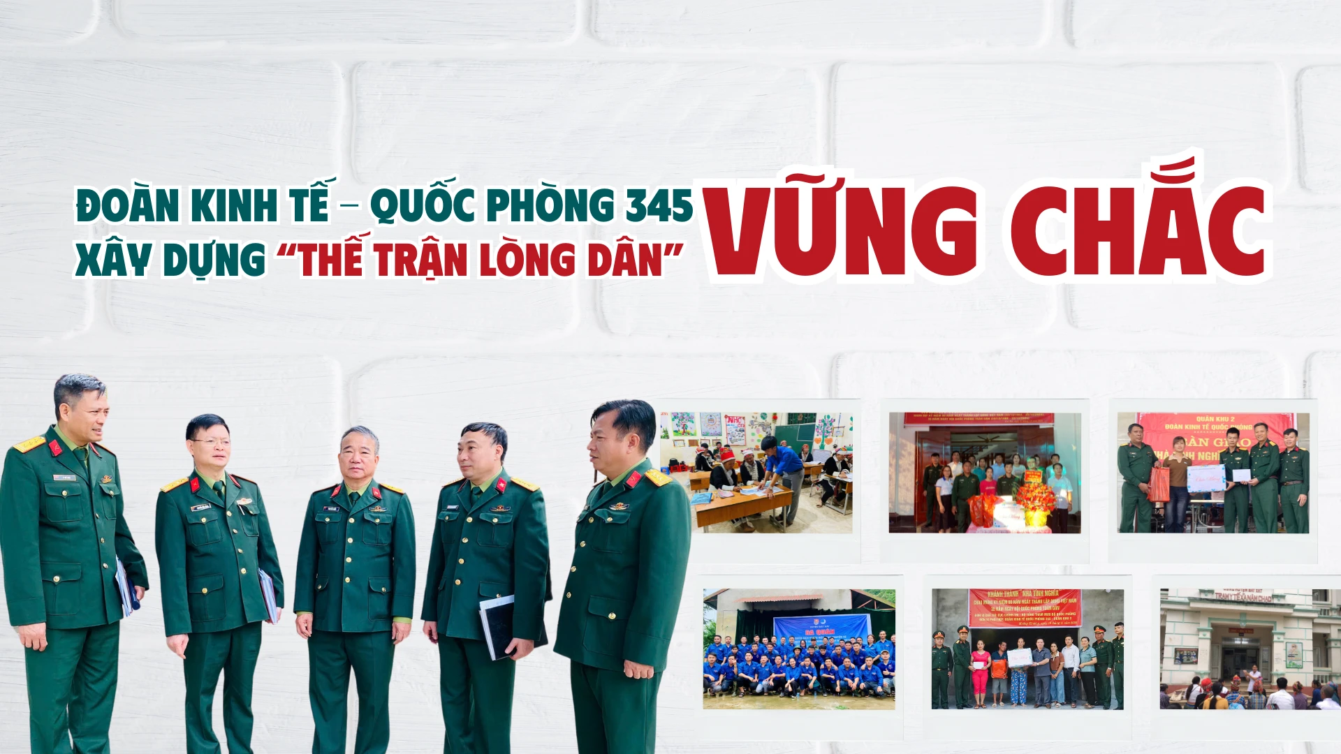 Đoàn Kinh tế - Quốc phòng 345 xây dựng “thế trận lòng dân” vững chắc