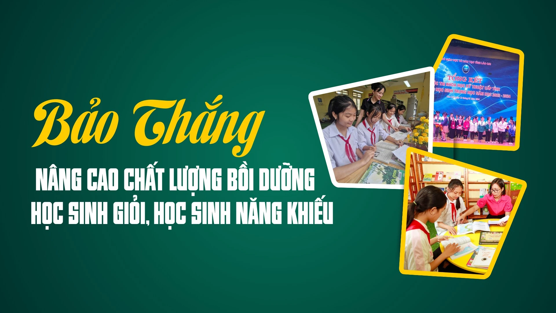 Bảo Thắng nâng cao chất lượng bồi dưỡng học sinh giỏi, học sinh năng khiếu