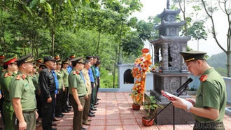 Tuổi trẻ Công an Lào Cai đoàn kết, bản lĩnh, vững vàng biên cương