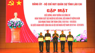 Bộ Chỉ huy Quân sự tỉnh gặp mặt, biểu dương các cán bộ, chiến sĩ hoàn thành nhiệm vụ A80