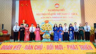 Đại hội đại biểu Mặt trận Tổ quốc xã Mậu A lần thứ I, nhiệm kỳ 2025 - 2030 thành công tốt đẹp