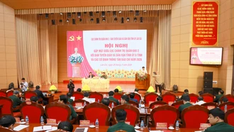 Gặp mặt giữa Cục Chính trị Quân khu 2 với Ban Tuyên giáo và Dân vận Tỉnh ủy 6 tỉnh và các cơ quan thông tấn, báo chí 