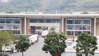 Gần 10 triệu USD kim ngạch xuất - nhập khẩu qua Cửa khẩu Kim Thành dịp Tết