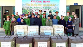 Chương trình thiện nguyện “Chăn ấm mùa đông - lan tỏa hơi ấm, kết nối yêu thương” tại xã Nậm Có