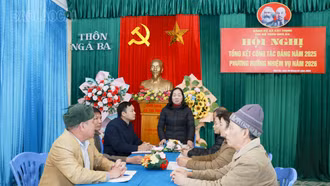 Điểm sáng xây dựng chi, đảng bộ "4 tốt"