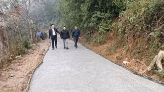 Phường Sa Pa đã khởi công 23 tuyến đường ngõ xóm trong "Chiến dịch 100 ngày đêm"