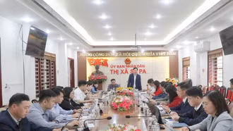 Thường trực HĐND hai tỉnh Lào Cai và Yên Bái khảo sát tình hình kinh tế - xã hội tại thị xã Sa Pa