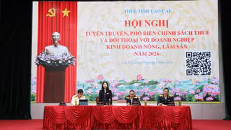 Thuế tỉnh Lào Cai phổ biến chính sách thuế mới, đối thoại với doanh nghiệp nông, lâm nghiệp