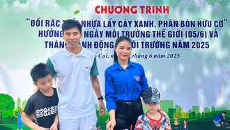 Đổi rác thải nhựa lấy cây xanh nhằm hưởng ứng Ngày môi trường Thế giới 5/6