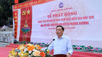 Xóa nhà tạm với tinh thần cách mạng, tiến công, bằng tấm lòng, trái tim khối óc, tất cả vì người nghèo 