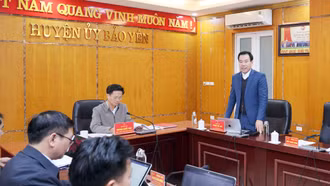 Ban Thường vụ Huyện ủy Bảo Yên cần nghiêm túc kiểm điểm những hạn chế trong năm 2024