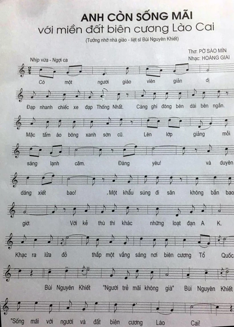 Liệt sĩ, nhà văn Bùi Nguyên Khiết: Ngời sáng một vùng biên cương ảnh 4 Liệt sĩ, nhà văn Bùi Nguyên Khiết: Ngời sáng một vùng biên cương ảnh 3