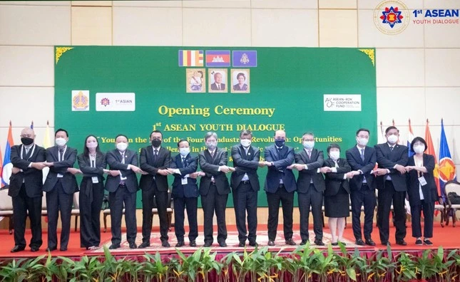 Đoàn đại biểu Việt Nam tham dự đối thoại thanh niên ASEAN năm 2022 ảnh 2