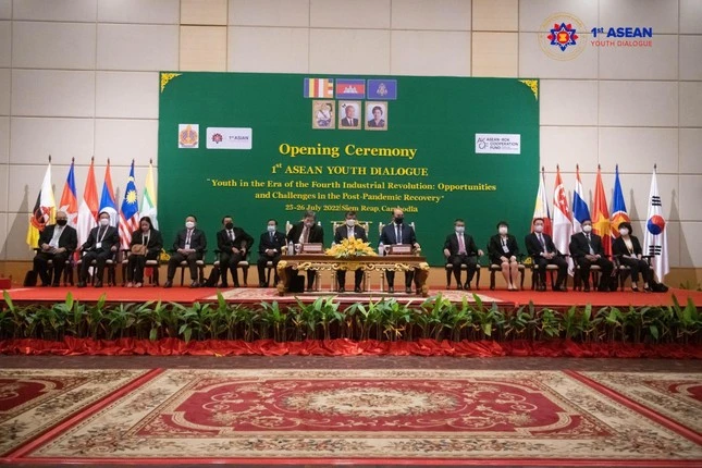 Đoàn đại biểu Việt Nam tham dự đối thoại thanh niên ASEAN năm 2022 ảnh 1