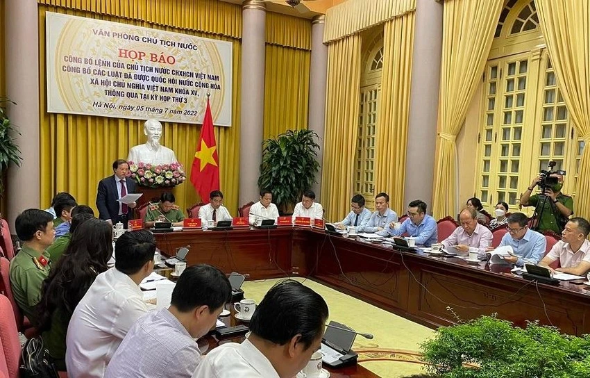 Công bố 5 luật vừa được Quốc hội thông qua ảnh 1