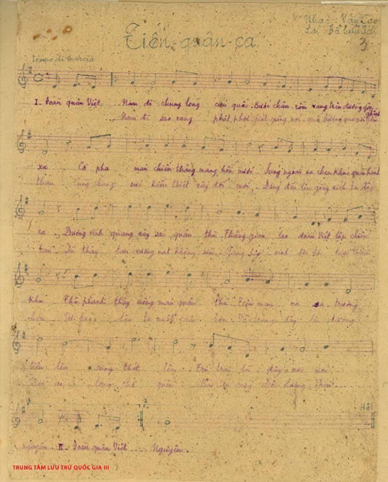 Nhạc sĩ Văn Cao và sự ra đời bài “Tiến quân ca” ảnh 1