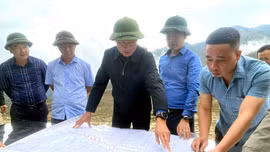 Bí thư Tỉnh ủy Trần Huy Tuấn kiểm tra tiến độ thi công Dự án đường kết nối Mường La (Sơn La), Than Uyên, Tân Uyên (Lai Châu), Mù Cang Chải, Văn Chấn, Văn Yên (Yên Bái) với đường cao tốc Nội Bài - Lào Cai (IC15).